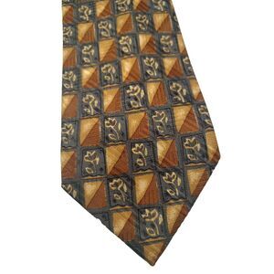 ERMENEGILDO ZEGNA Disegno Esclusivo Multi Color Silk Tie Made In Italy‎
